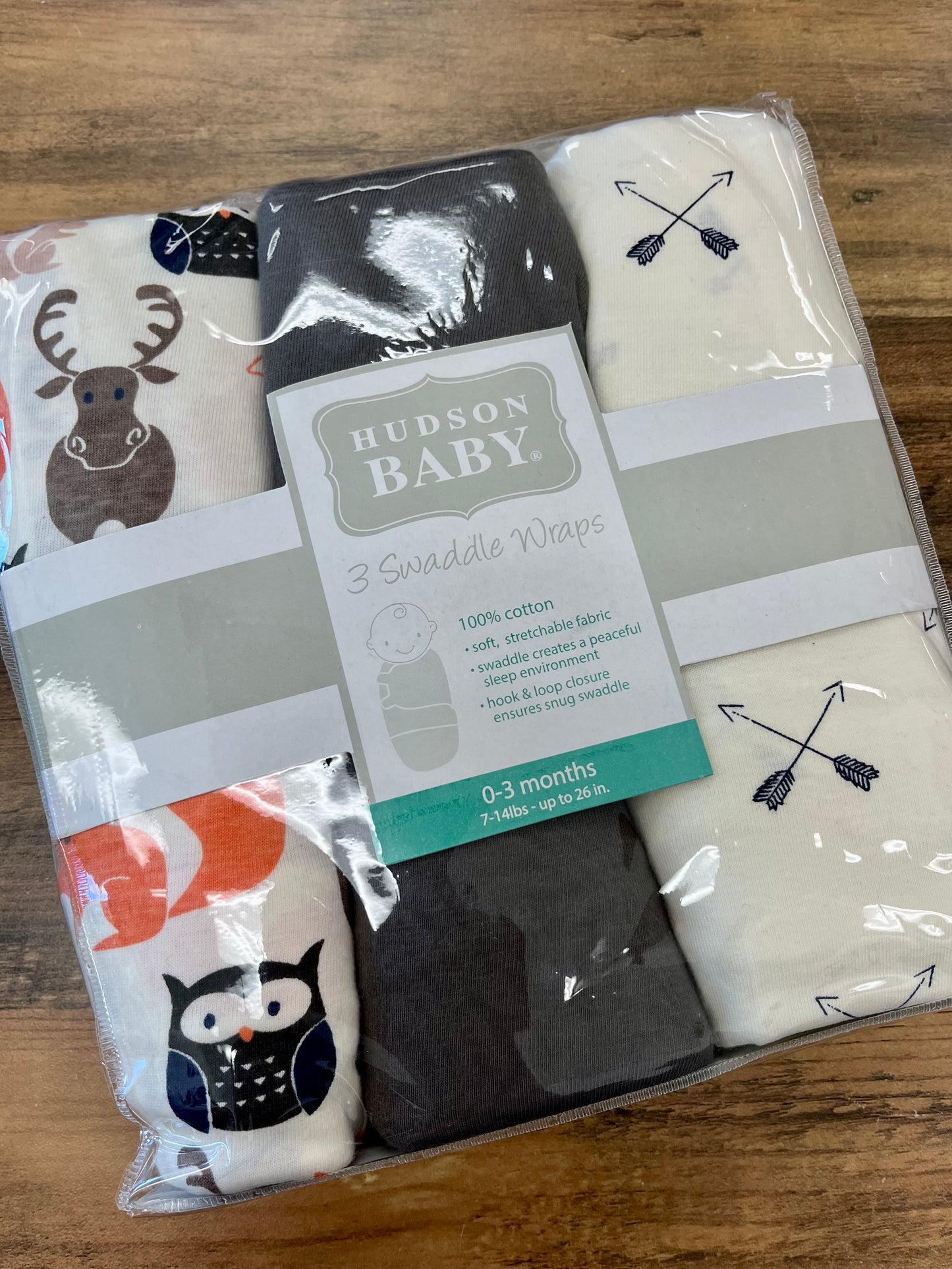 Forest Swaddle Wraps - Set of 3
