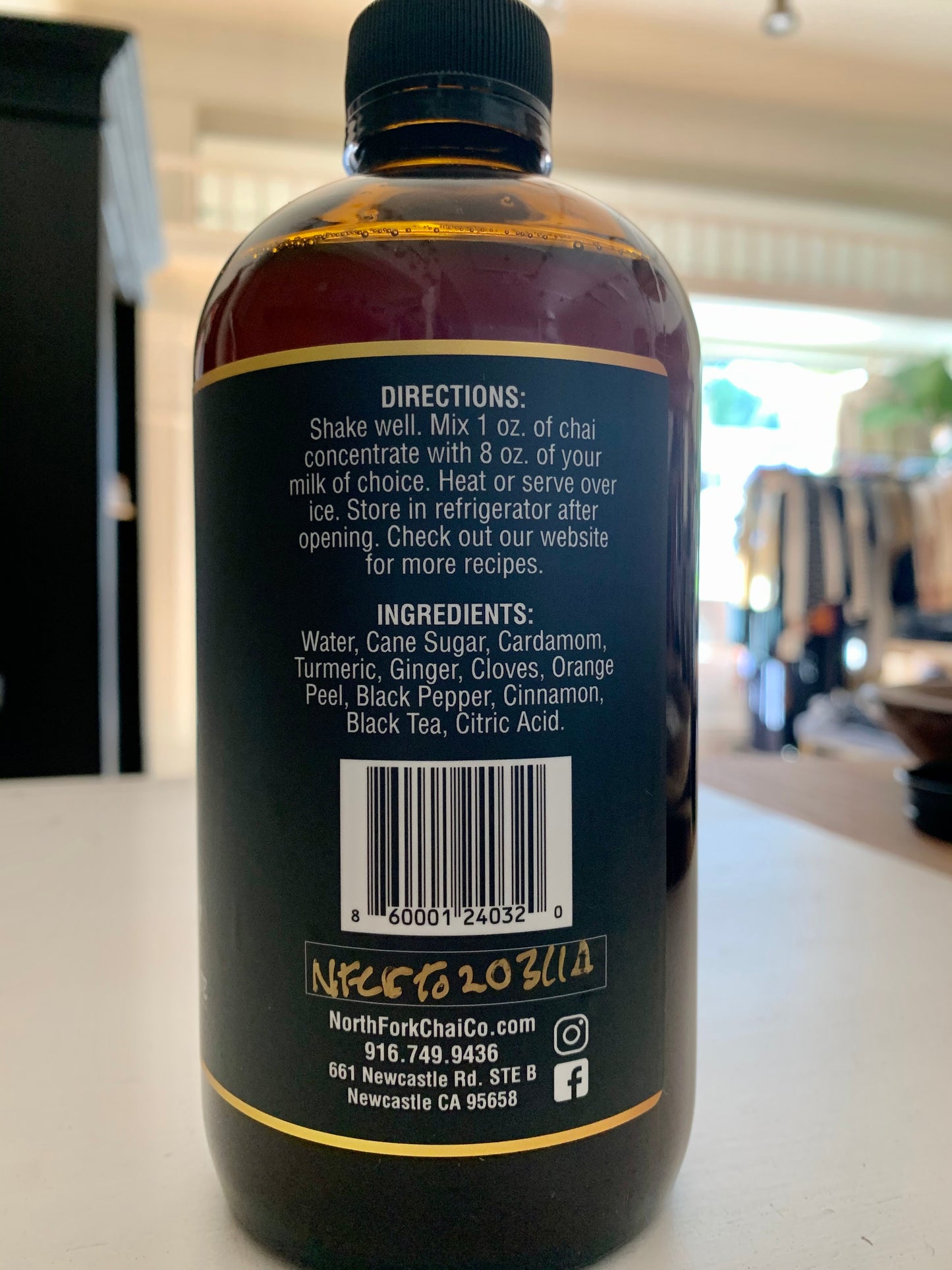 North Fork Chai Co. Golden Chai Concentrate