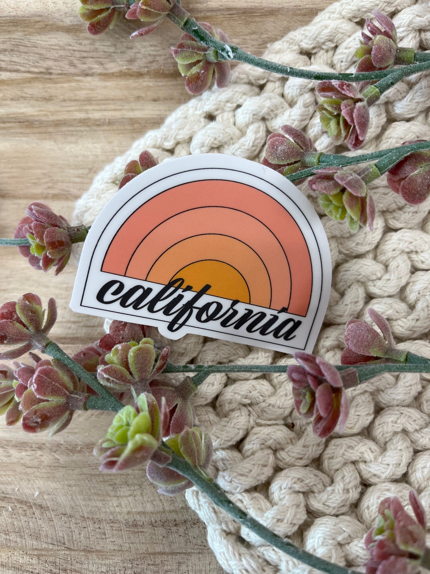 California Rainbow Sticker