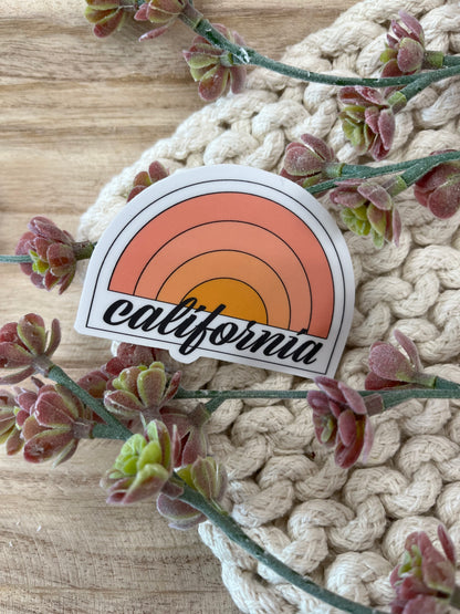 California Rainbow Sticker